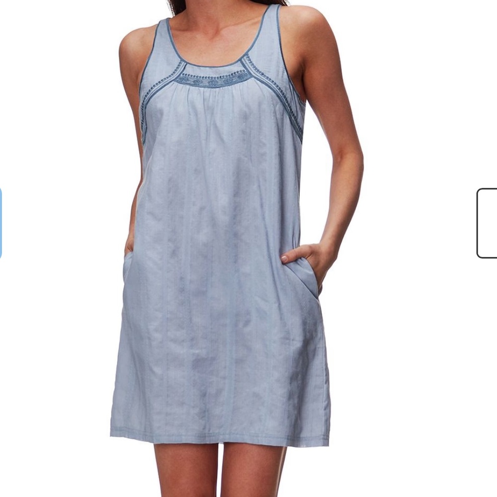 Carve Designs Light Blue Sleeveless Dress